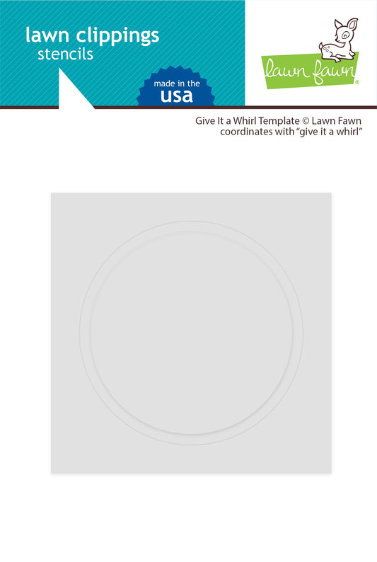 Lawn Fawn - Give It A Whirl Template