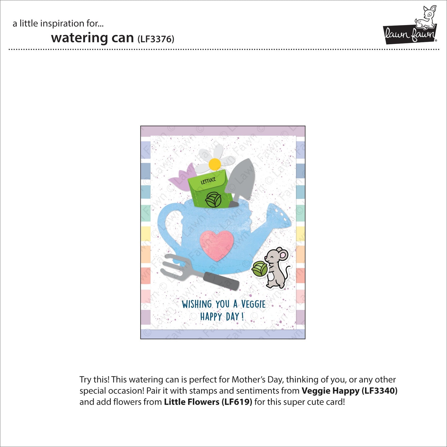 Lawn Fawn - Watering Can