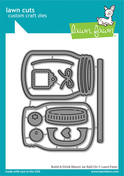 Lawn Fawn - Build-A-Drink Mason Jar Add-On
