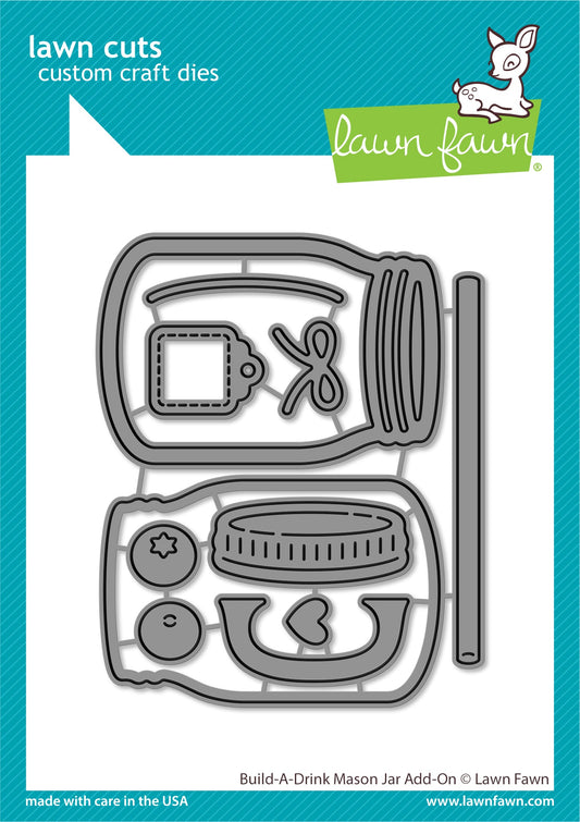 Lawn Fawn - Build-A-Drink Mason Jar Add-On