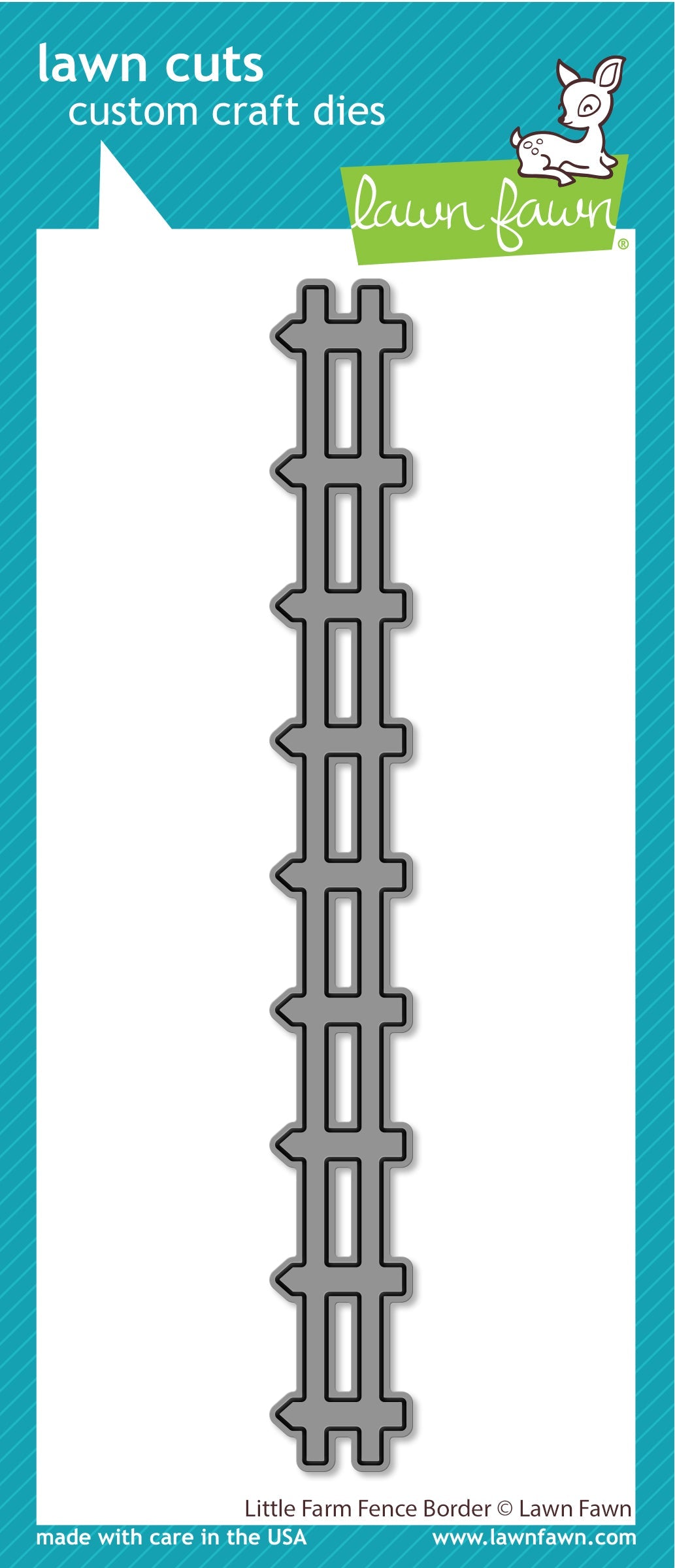 Lawn Fawn - Little Farm Fence Border