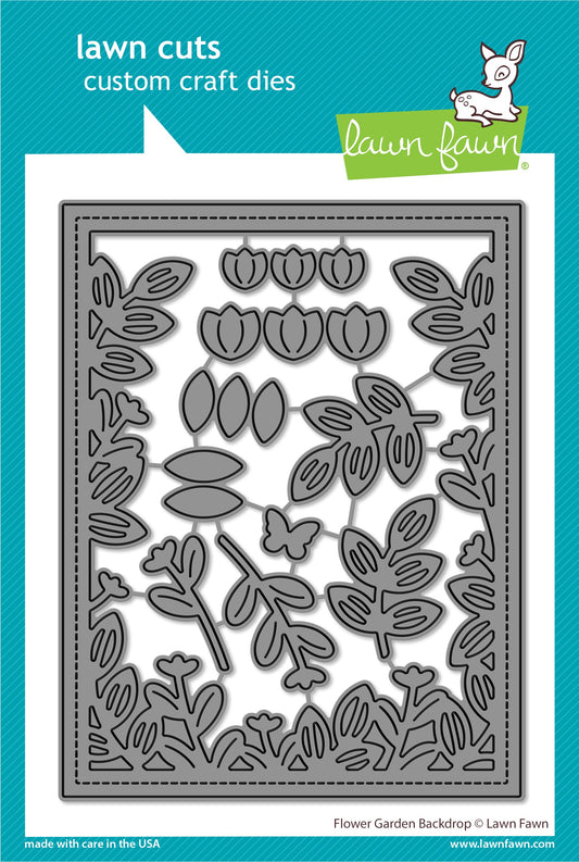 Lawn Fawn - Flower Garden Backdrop