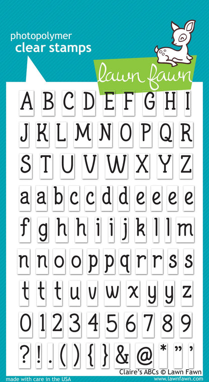 Lawn Fawn - Claire's ABCs