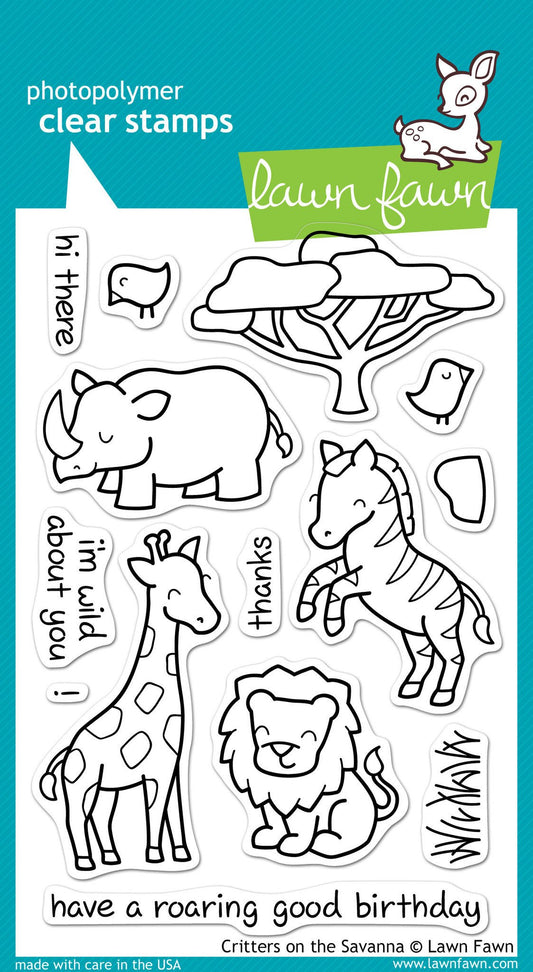 Lawn Fawn - Critters On The Savanna