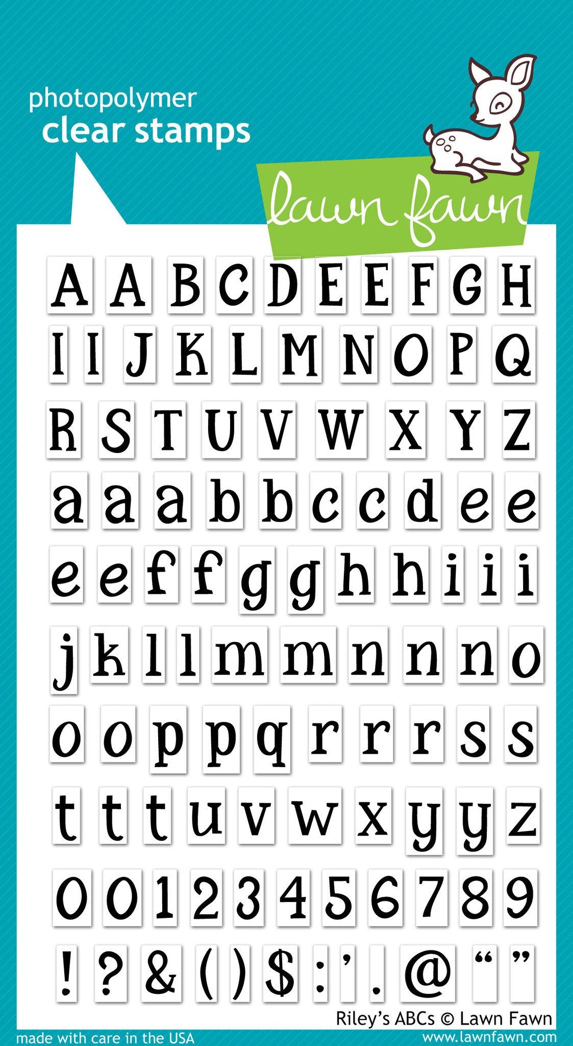 Lawn Fawn - Riley's Abcs