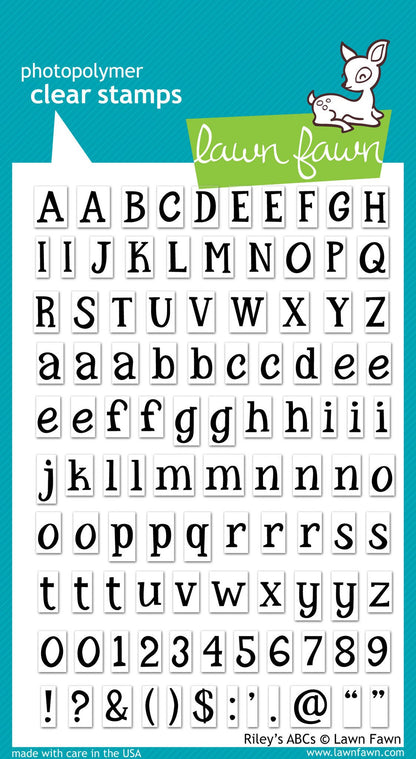 Lawn Fawn - Riley's Abcs