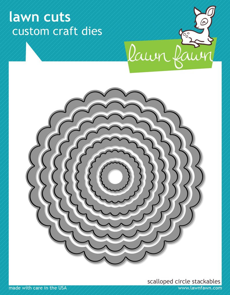 Lawn Fawn - Scalloped Circle Stackables