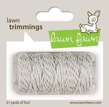 Lawn Fawn - Silver Sparkle Hemp Cord