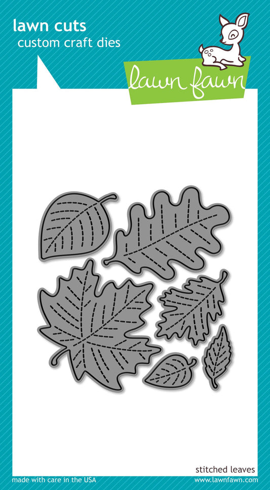 Lawn Fawn - Stitched Leaves