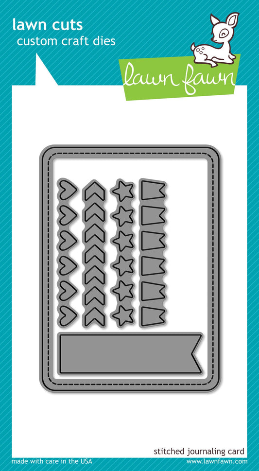 Lawn Fawn - Stitched Journaling Card