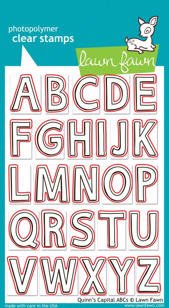 Lawn Fawn - Quinn's Capital ABCs - Lawn Cuts