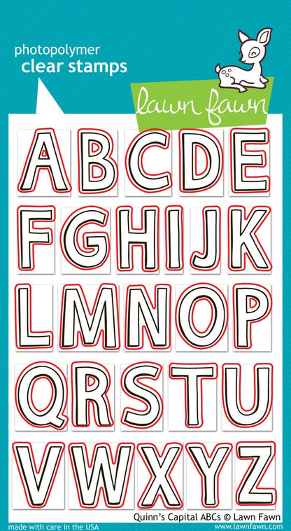 Lawn Fawn - Quinn's Capital ABCs - Lawn Cuts