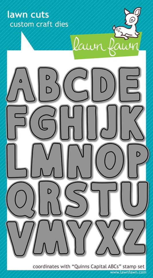 Lawn Fawn - Quinn's Capital ABCs - Lawn Cuts