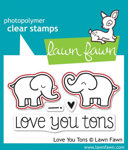 Lawn Fawn - Love You Tons Lawn-Cuts