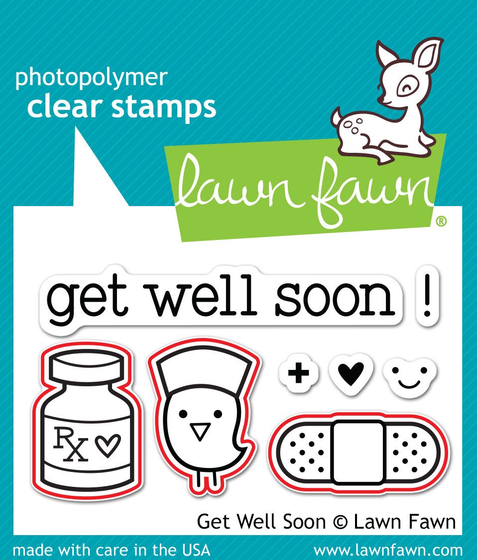 Lawn Fawn - Get Well Soon - Lawn Cuts