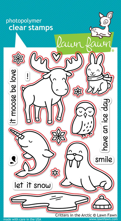 Lawn Fawn - Critters In The Arctic - Lawn Cuts