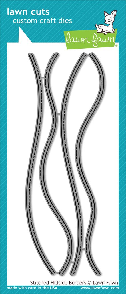 Lawn Fawn - Stitched Hillside Borders