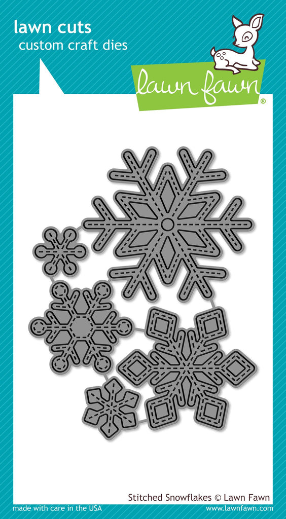 Lawn Fawn - Stitched Snowflakes
