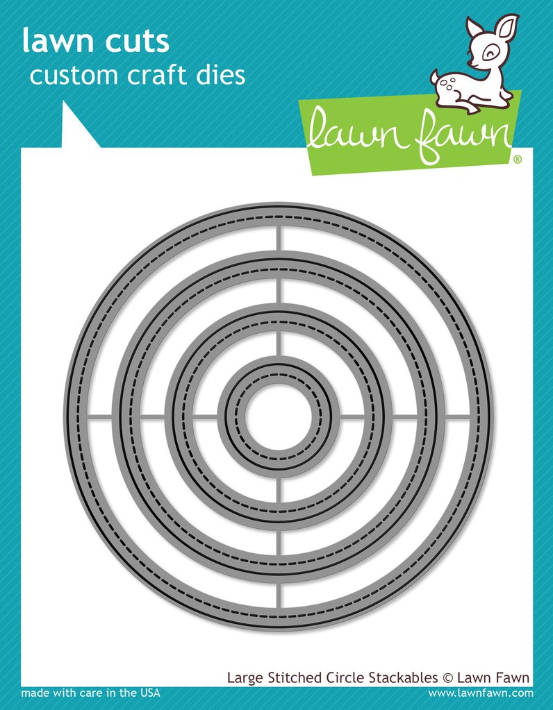 Lawn Fawn - Large Stitched Circle Stackables