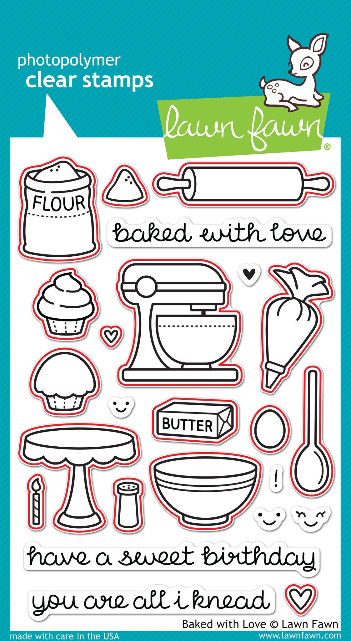 Lawn Fawn - Baked With Love Lawn-Cuts