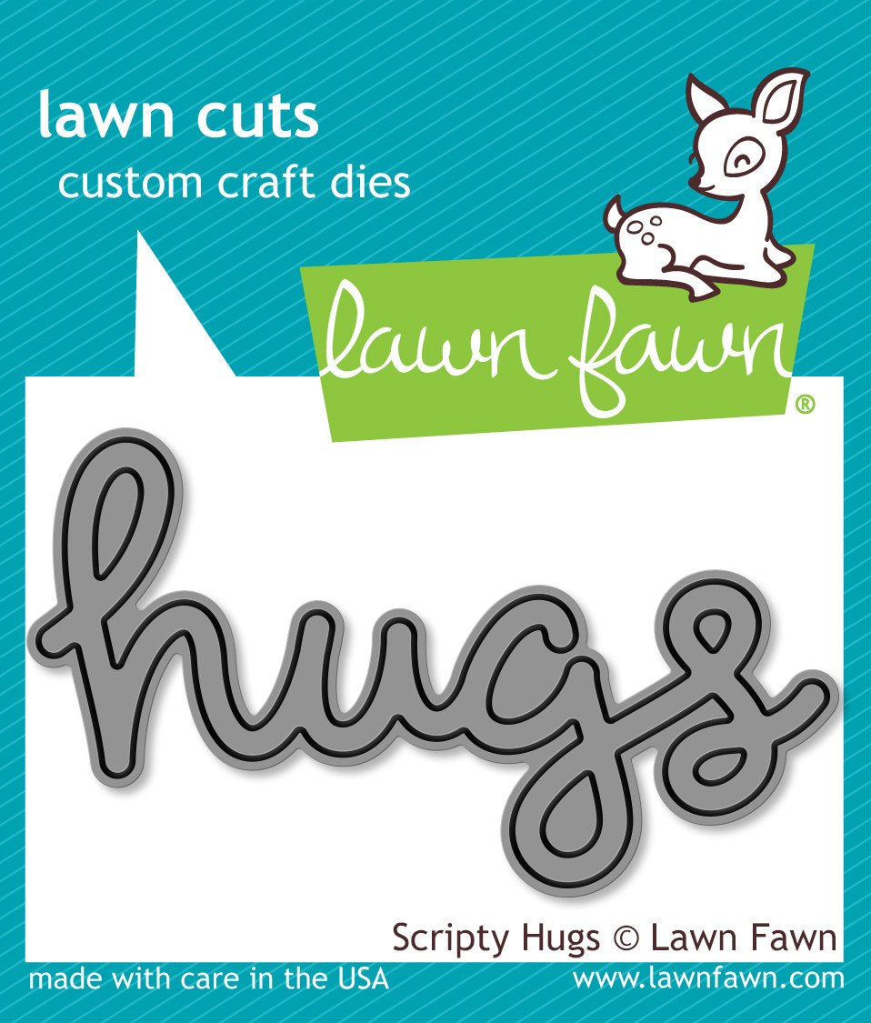 Lawn Fawn - Scripty Hugs