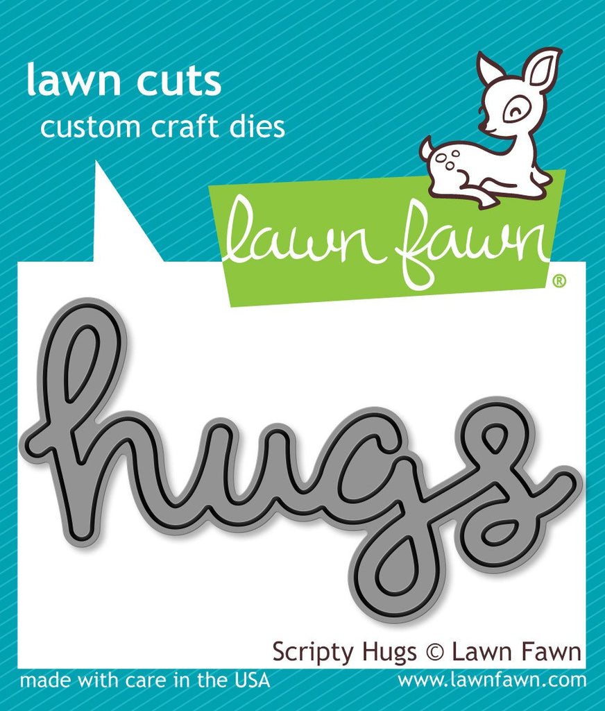 Lawn Fawn - Scripty Hugs