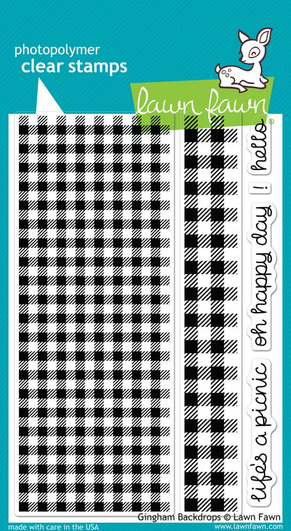 Lawn Fawn - Gingham Backdrops