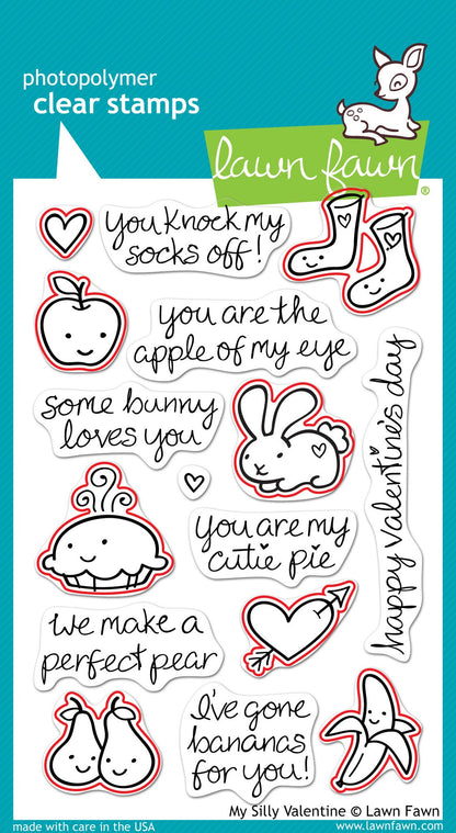 Lawn Fawn - My Silly Valentine - Lawn Cuts