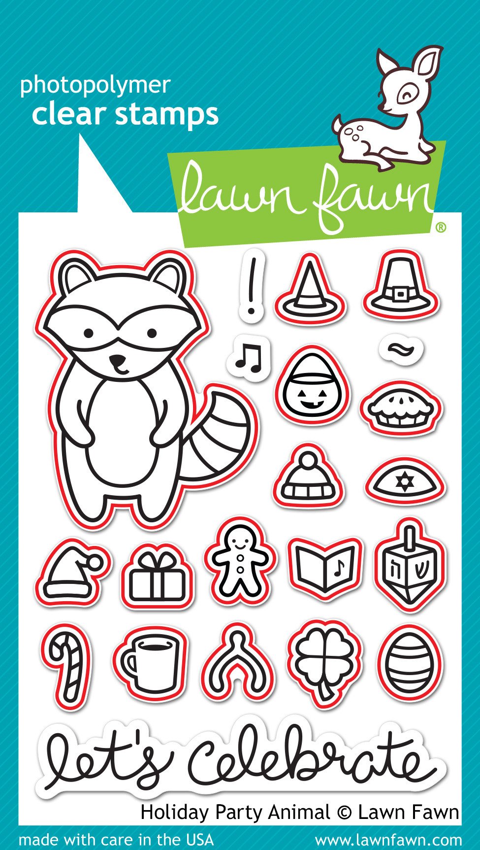 Lawn Fawn - Holiday Party Animal - Lawn Cuts