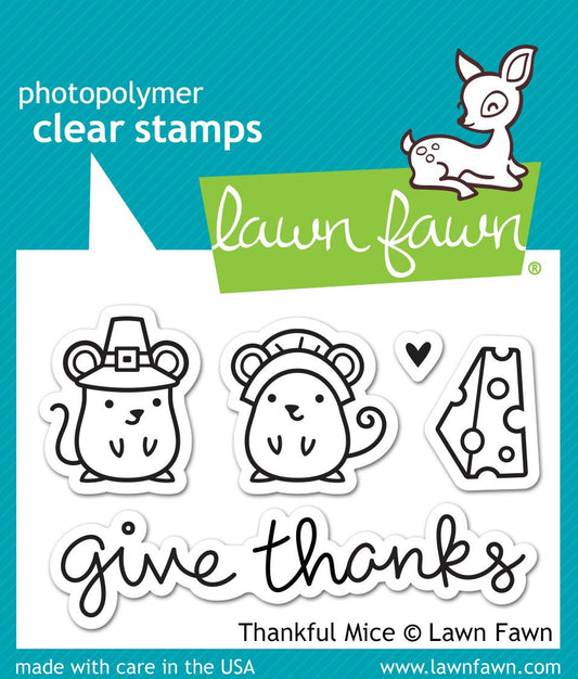 Lawn Fawn - Thankful Mice