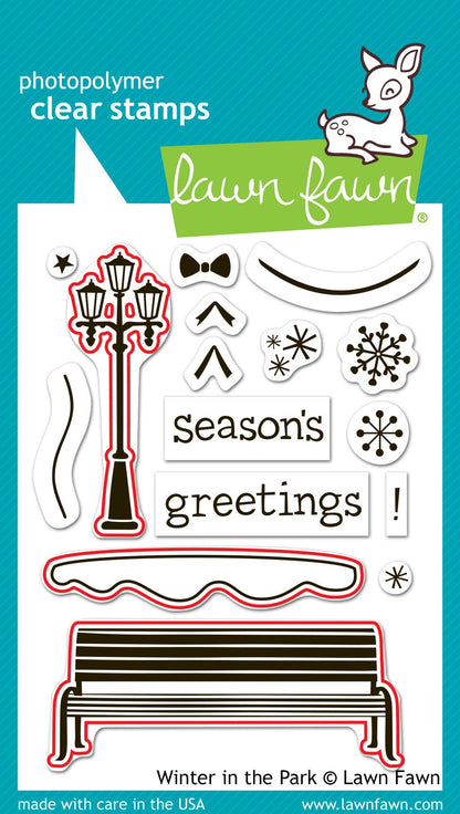 Lawn Fawn - Winter In The Park - Lawn Cuts