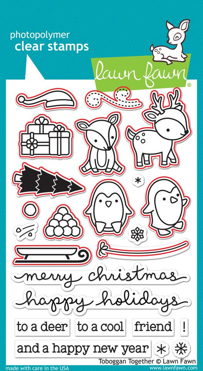 Lawn Fawn - Toboggan Together - Lawn Cuts