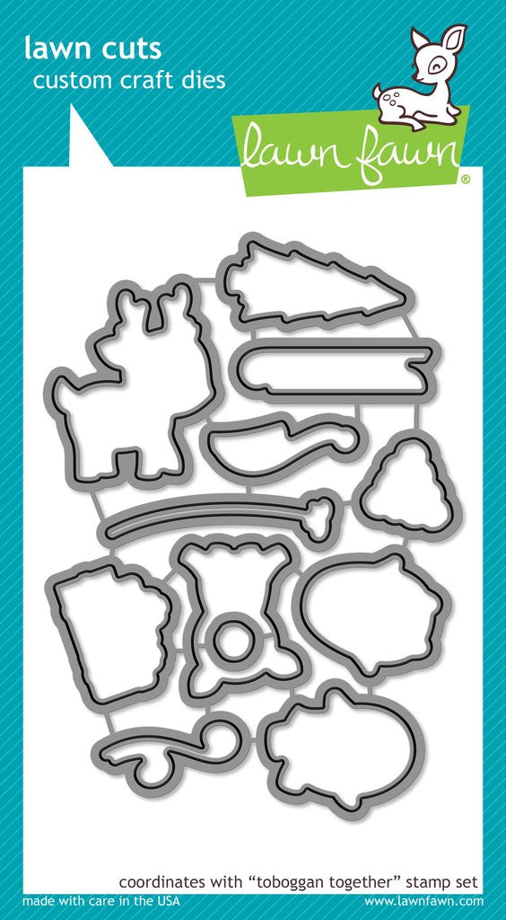 Lawn Fawn - Toboggan Together - Lawn Cuts