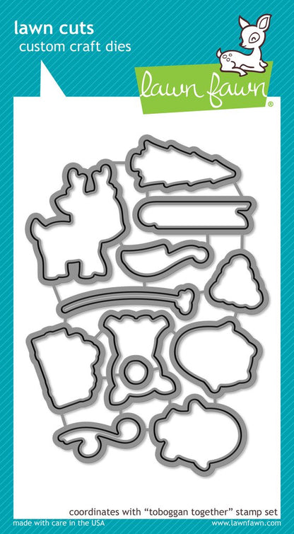 Lawn Fawn - Toboggan Together - Lawn Cuts