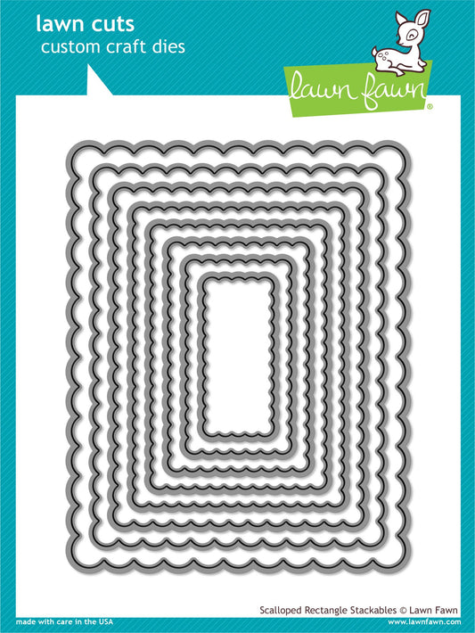 Lawn Fawn - Scalloped Rectangle Stackables