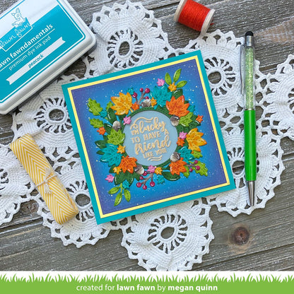 Lawn Fawn - Magic Iris Fall Leaves Add-On