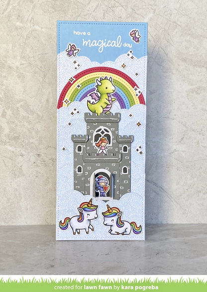 Lawn Fawn - Stitched Rainbow