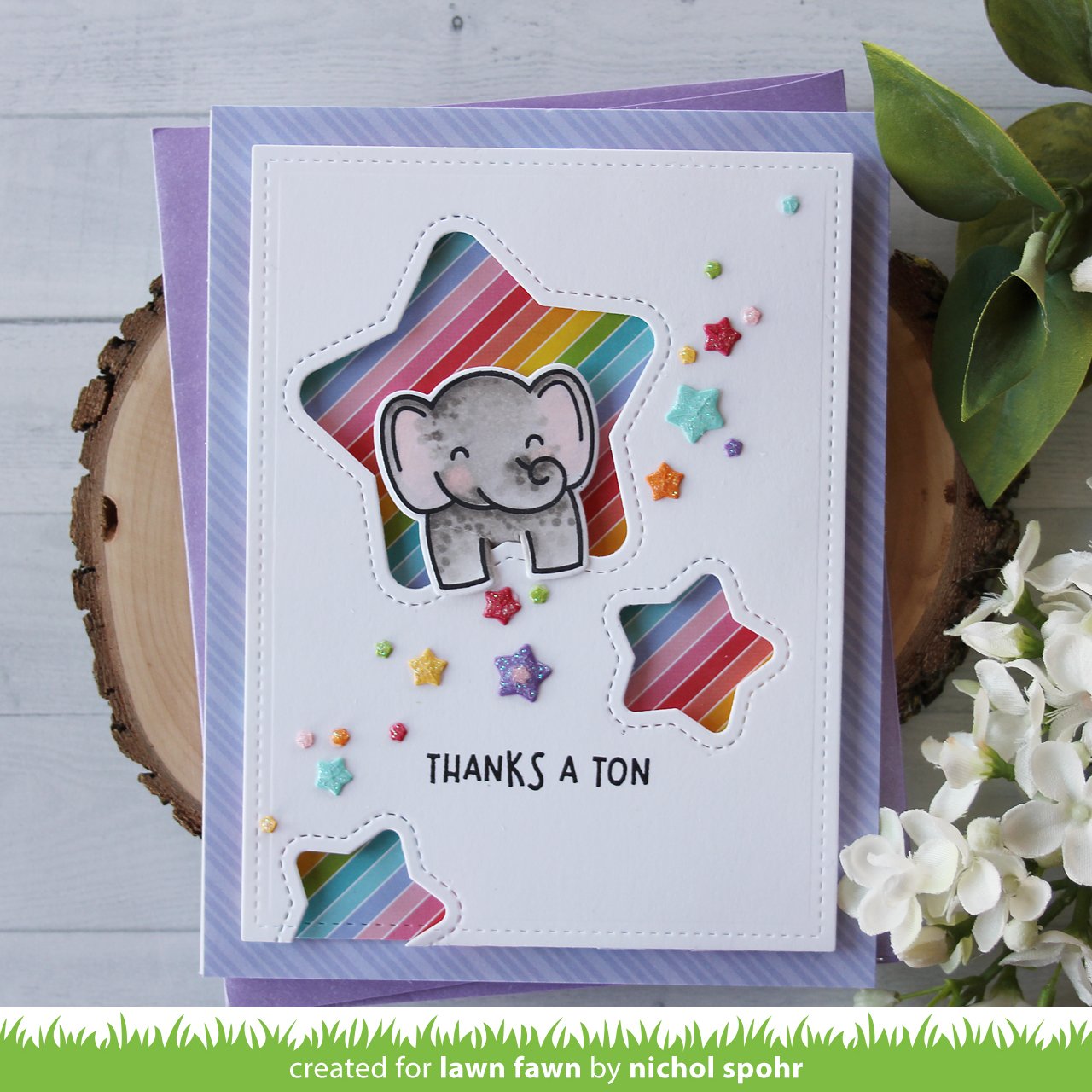 Lawn Fawn - Outside In Stitched Star Stackables