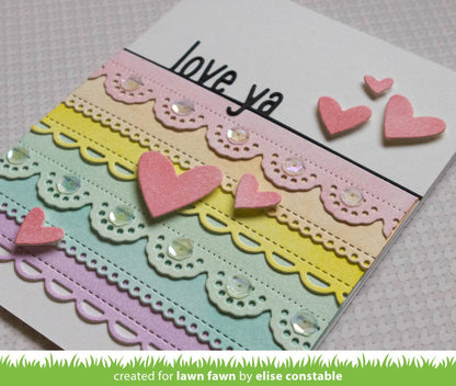 Lawn Fawn - Love Ya Line Border
