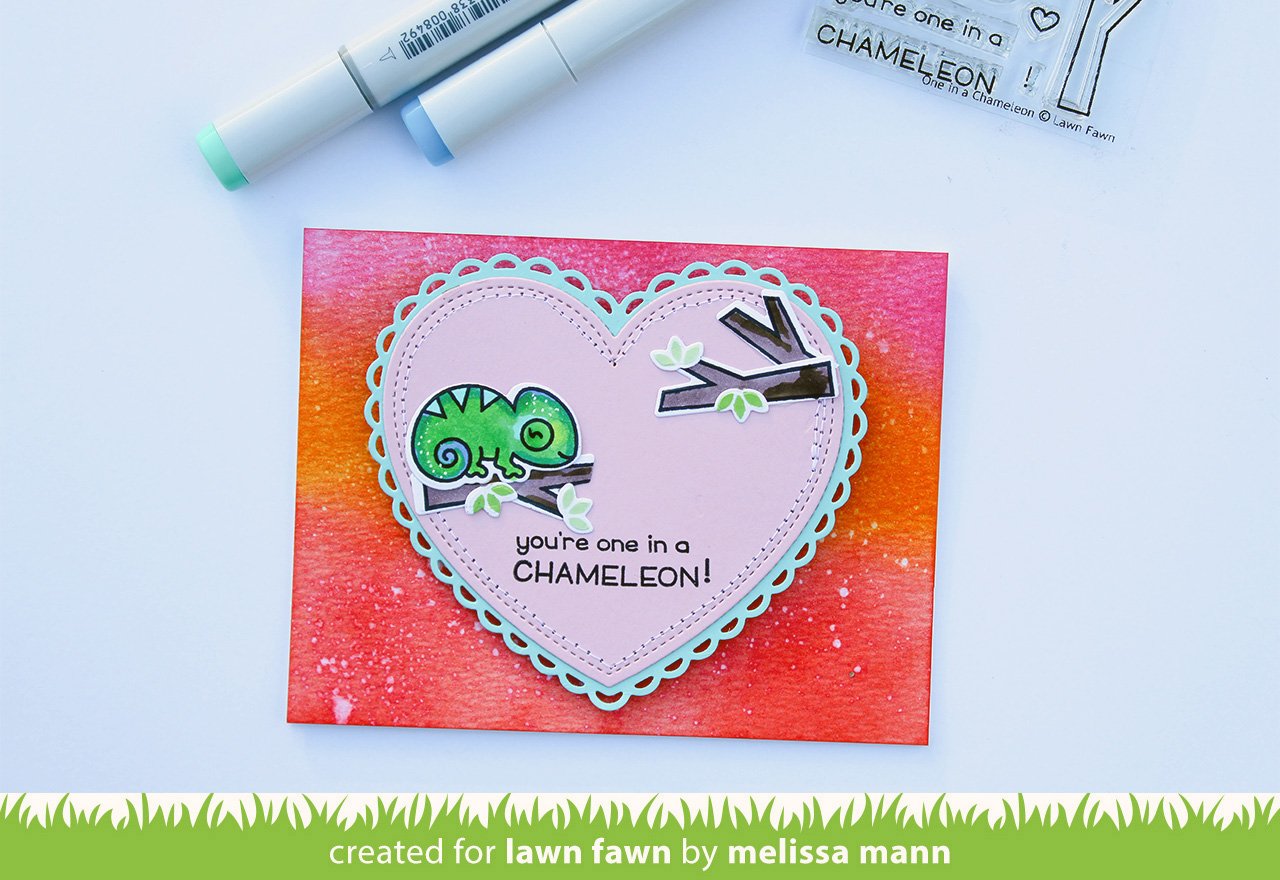Lawn Fawn - Outside In Stitched Heart Stackables