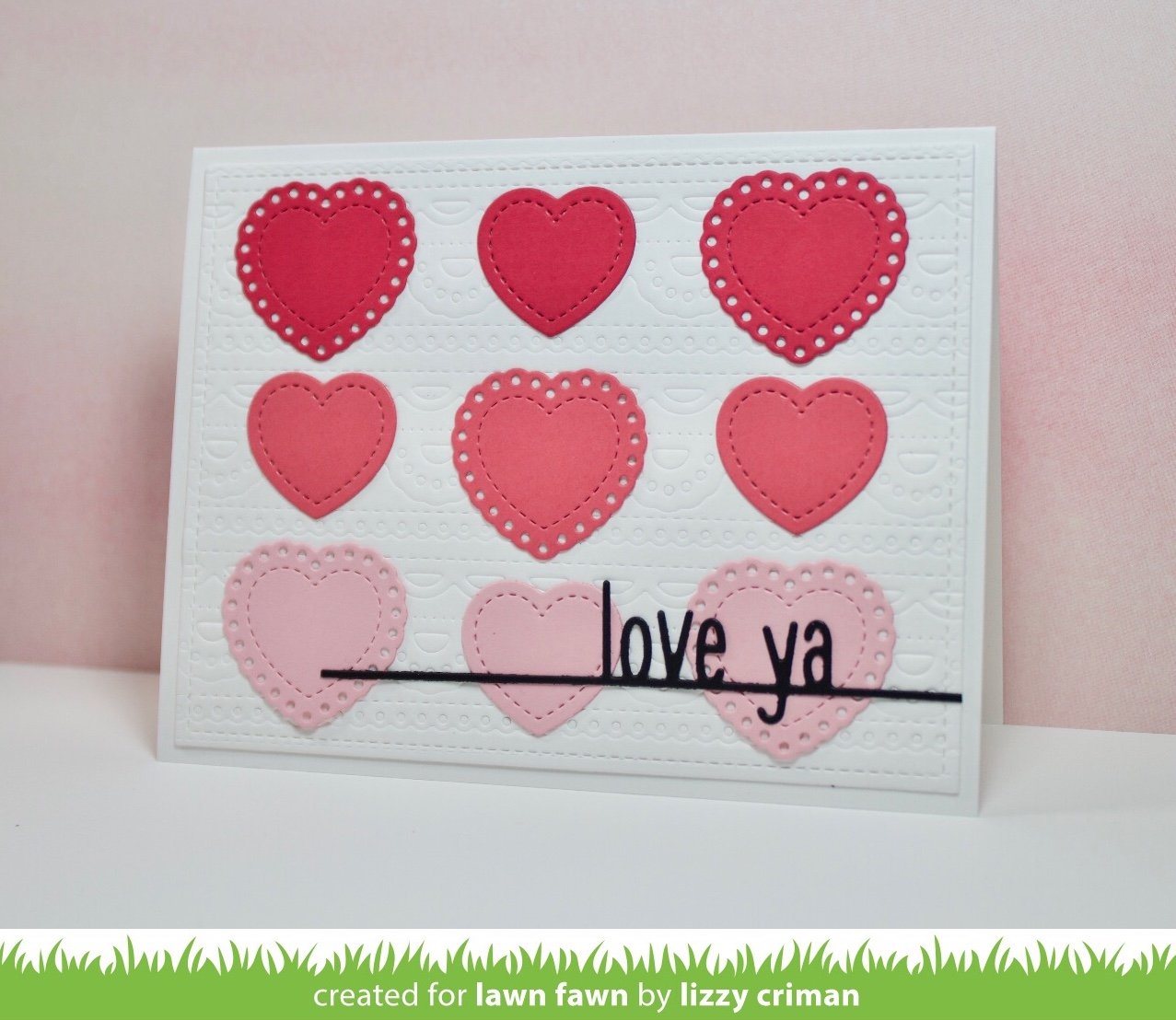Lawn Fawn - Love Ya Line Border