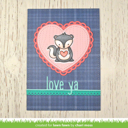 Lawn Fawn - Outside In Stitched Heart Stackables