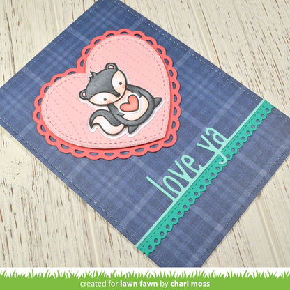 Lawn Fawn - Love Ya Line Border