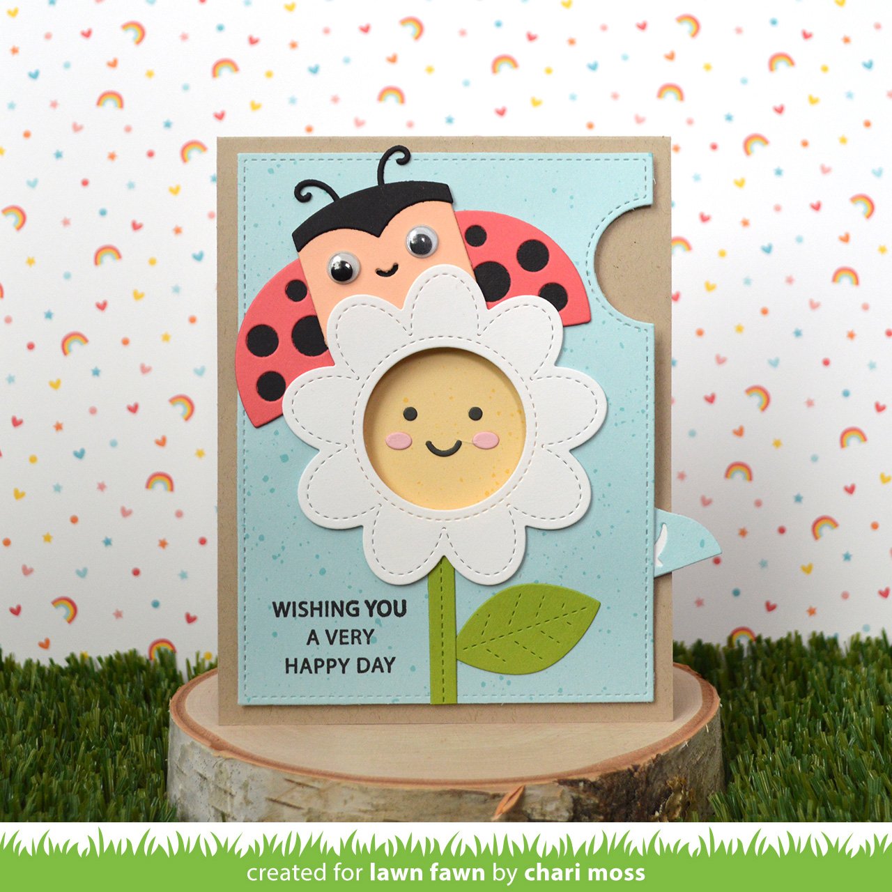 Lawn Fawn - Tiny Gift Box Ladybug Add-On