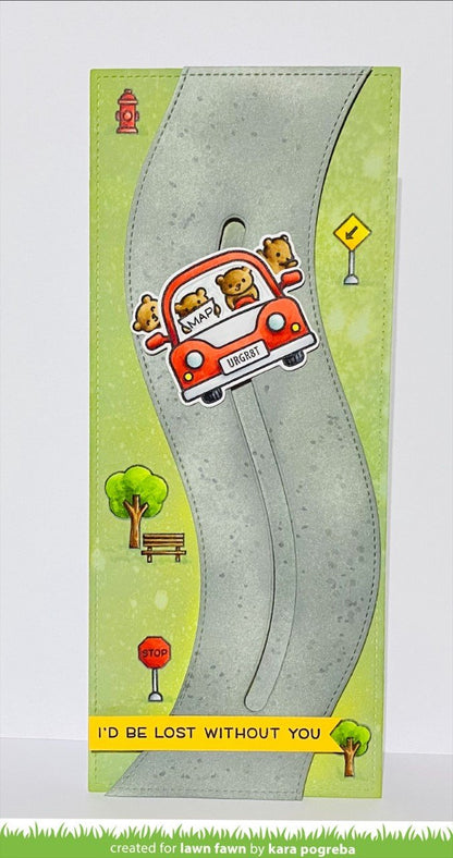 Lawn Fawn - Large Slimline With Sliders