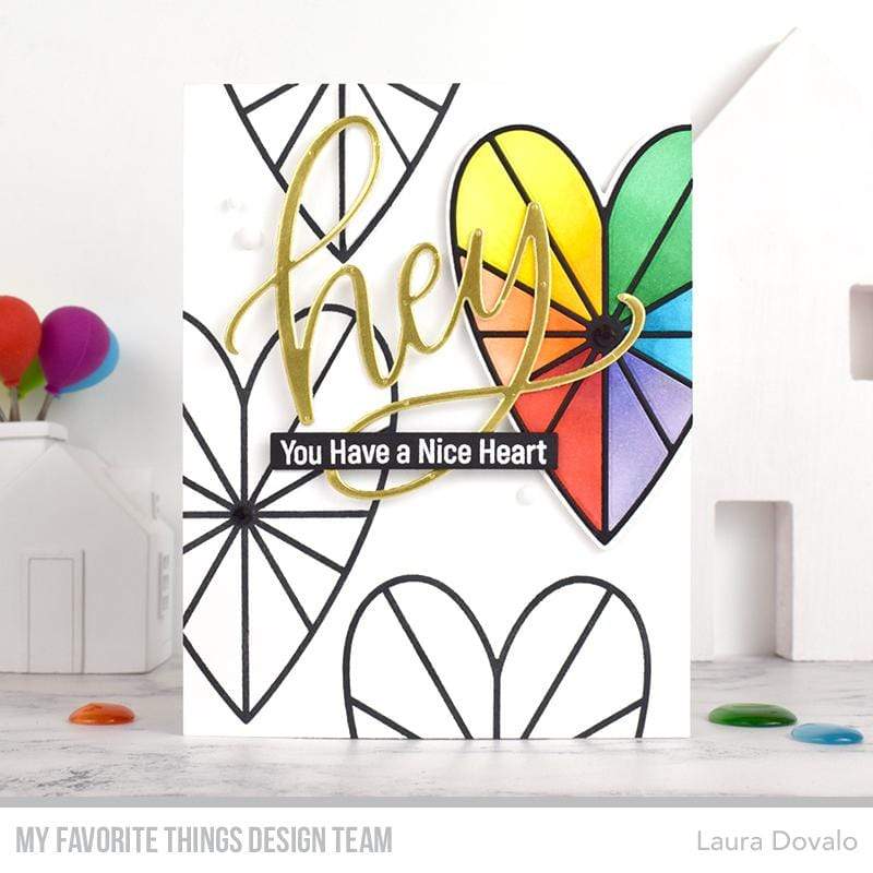 My Favorite Things - Heart Burst Hellos Die-namics