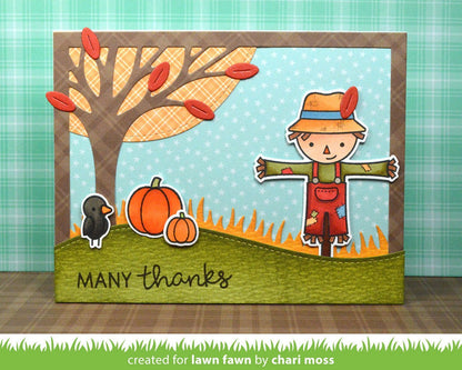 Lawn Fawn - Leafy Tree Backdrop: Landscape
