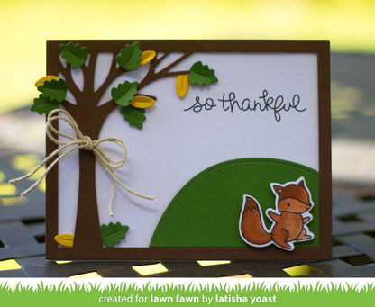 Lawn Fawn - Leafy Tree Backdrop: Landscape