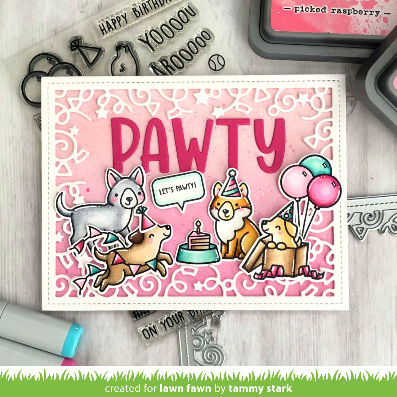 Lawn Fawn - Yappy Birthday