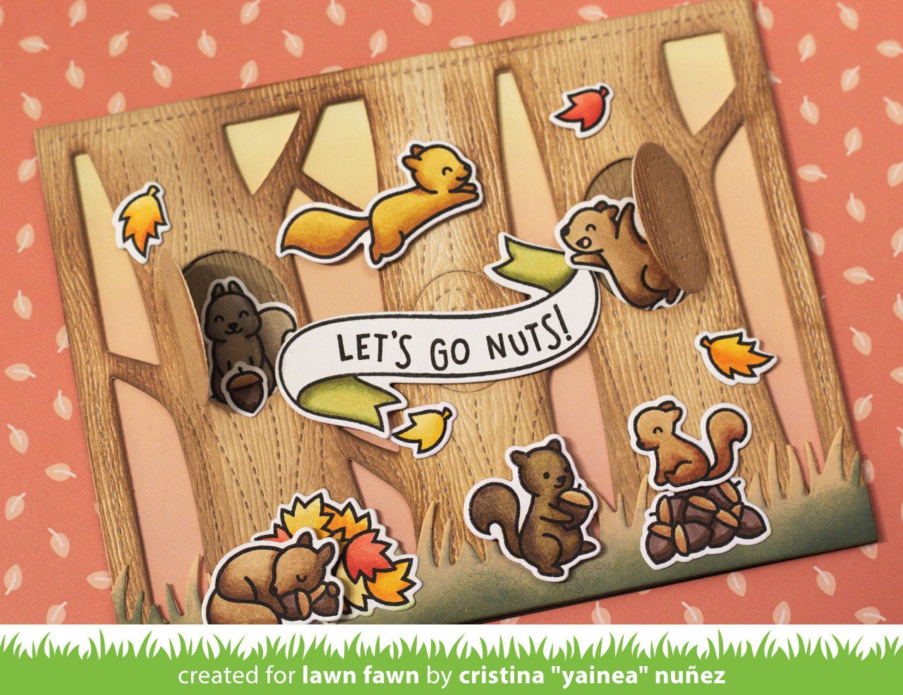 Lawn Fawn - Let's Go Nuts